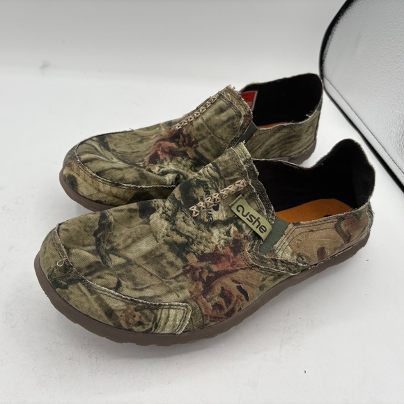 Cushe Slipper Mossy Oak Casual Comfort Slip Ons Brown/Camo Mens Size 9 - Picture 8 of 9